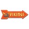Signmission Vikings Arrow Decal Funny Home Decor 18in Wide D-A-999554 - alternate 1
